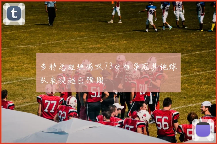 多特总经理感叹73分难争冠其他球队表现超出预期